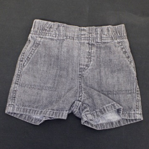 Black Acid Wash Shorts - Picture 1 of 2